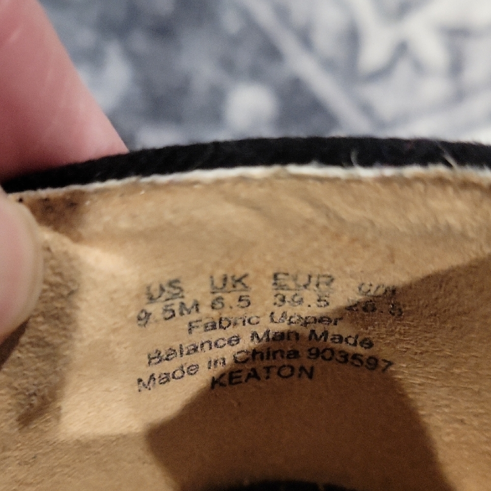 Black Espadrille Wedges - Picture 8 of 8